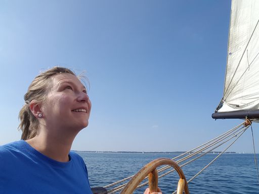 Genieße die Luft, das Wasser und die Freiheit